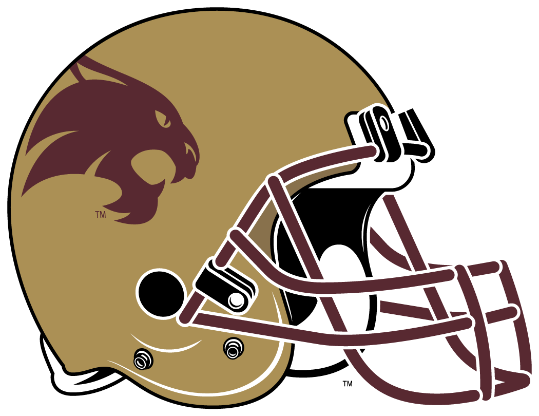 Texas State Bobcats 2003-Pres Helmet Logo vinyl decal